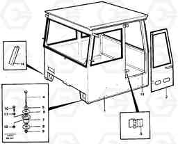 9442 Drivers cab A35C VOLVO BM VOLVO BM A35C SER NO - 4620,, Volvo Construction Equipment