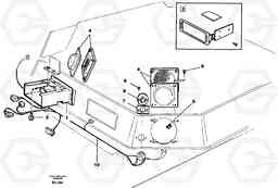 55559 Radio bracket A35C VOLVO BM VOLVO BM A35C SER NO - 4620,, Volvo Construction Equipment