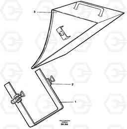 12885 Stop block for wheel A35C VOLVO BM VOLVO BM A35C SER NO - 4620,, Volvo Construction Equipment