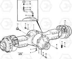 25417 Planetary axle, axle 2 load unit A35C VOLVO BM VOLVO BM A35C SER NO - 4620,, Volvo Construction Equipment