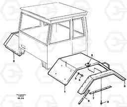85462 Front fender A35C VOLVO BM VOLVO BM A35C SER NO - 4620,, Volvo Construction Equipment