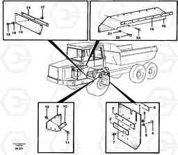 82588 Mudflap, motor unit A35C VOLVO BM VOLVO BM A35C SER NO - 4620,, Volvo Construction Equipment