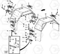 84969 Steps and ladder A35C VOLVO BM VOLVO BM A35C SER NO - 4620,, Volvo Construction Equipment