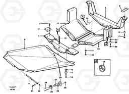 82407 Protecting plates A35C VOLVO BM VOLVO BM A35C SER NO - 4620,, Volvo Construction Equipment