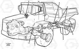 25415 Planet axels A35C VOLVO BM VOLVO BM A35C SER NO - 4620,, Volvo Construction Equipment