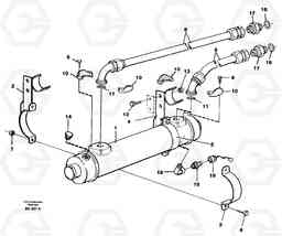 105024 Oil cooler A35C VOLVO BM VOLVO BM A35C SER NO - 4620,, Volvo Construction Equipment