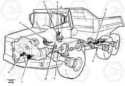 25832 Hydraulic brake system A35C VOLVO BM VOLVO BM A35C SER NO - 4620,, Volvo Construction Equipment