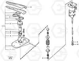 19739 Footbrake valve A35C VOLVO BM VOLVO BM A35C SER NO - 4620,, Volvo Construction Equipment