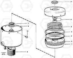 23234 Brake cylinder A35C VOLVO BM VOLVO BM A35C SER NO - 4620,, Volvo Construction Equipment