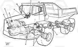 20622 Pneumatic system A35C VOLVO BM VOLVO BM A35C SER NO - 4620,, Volvo Construction Equipment