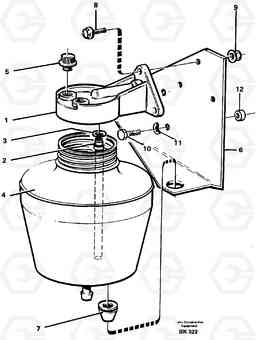 55546 Anti-freeze reservoir A35C VOLVO BM VOLVO BM A35C SER NO - 4620,, Volvo Construction Equipment