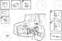 55530 Cable harnesses, front A35C VOLVO BM VOLVO BM A35C SER NO - 4620,, Volvo Construction Equipment