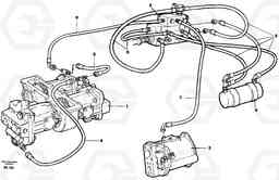 20624 Steering system, pipes and hoses A35C VOLVO BM VOLVO BM A35C SER NO - 4620,, Volvo Construction Equipment