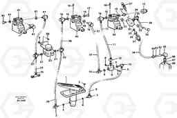 98696 Pneumatic air system, transmission A35C VOLVO BM VOLVO BM A35C SER NO - 4620,, Volvo Construction Equipment