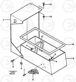 65900 Toolbox A35C VOLVO BM VOLVO BM A35C SER NO - 4620,, Volvo Construction Equipment