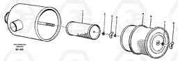 25374 Air filter A35C VOLVO BM VOLVO BM A35C SER NO - 4620,, Volvo Construction Equipment
