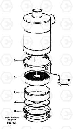 77978 Oil bath air filter A35C VOLVO BM VOLVO BM A35C SER NO - 4620,, Volvo Construction Equipment