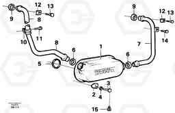 7284 Oil cooler A20C SER NO 3052-, Volvo Construction Equipment