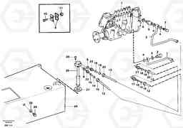 62794 Fuel pipe - Fuel tank A20C SER NO 3052-, Volvo Construction Equipment