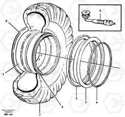 23095 Wheel A20C SER NO 3052-, Volvo Construction Equipment