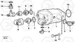 55599 Hydraulic pump with fitting parts A20C SER NO 3052-, Volvo Construction Equipment