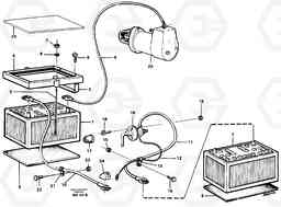 51582 Battery with assembling details A20C SER NO 3052-, Volvo Construction Equipment