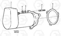 25569 Starter motor, mounting A20C SER NO 3052-, Volvo Construction Equipment