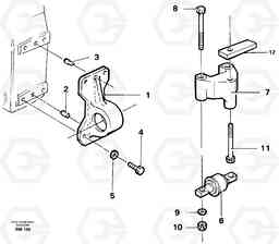 30487 Drop box, mounting A20C SER NO 3052-, Volvo Construction Equipment