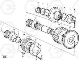 57058 Upper shaft A20C SER NO 3052-, Volvo Construction Equipment