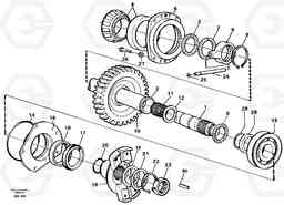 15869 Drive shaft drop box A20C SER NO 3052-, Volvo Construction Equipment