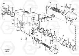 21993 Valve, circuit body and return valve A20C SER NO 3052-, Volvo Construction Equipment