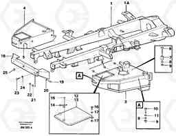 28681 Front frame Assembly A20C SER NO 3052-, Volvo Construction Equipment