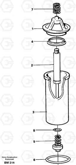 23881 Oil filter A20C SER NO 3052-, Volvo Construction Equipment