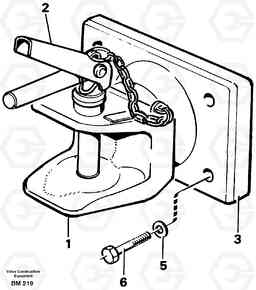 21994 Towing brace A20C SER NO 3052-, Volvo Construction Equipment
