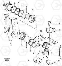 24744 Disc brake A20C SER NO 3052-, Volvo Construction Equipment