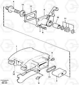 24748 Parking brake A20C SER NO 3052-, Volvo Construction Equipment