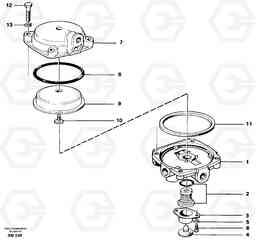 22541 Relay valve A20C SER NO 3052-, Volvo Construction Equipment
