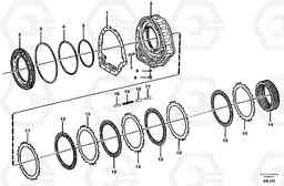 59740 Centre housing and brake G A20C SER NO 3052-, Volvo Construction Equipment