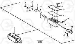 30486 Valve, circuit body and return valve A20C SER NO 3052-, Volvo Construction Equipment
