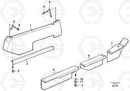 23097 Wheel-housing plates A20C SER NO 3052-, Volvo Construction Equipment