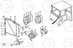 65395 Rear view mirror A20C SER NO 3052-, Volvo Construction Equipment