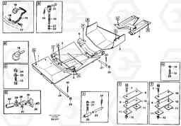 84181 Protecting plates A20C SER NO 3052-, Volvo Construction Equipment