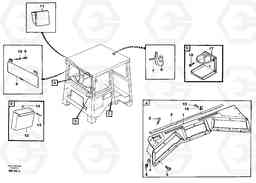 2809 Instrument panel, sun visor A20C SER NO 3052-, Volvo Construction Equipment