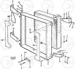 87912 Air conditioning, condenser fitting A20C SER NO 3052-, Volvo Construction Equipment