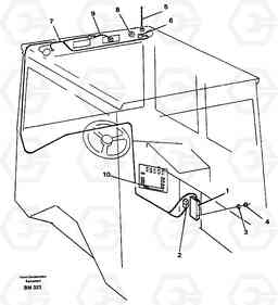 59361 Voltage converter and cable harness for radio A20C SER NO 3052-, Volvo Construction Equipment