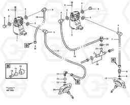 16191 Pneumatic system, diff lock, cab A20C SER NO 3052-, Volvo Construction Equipment