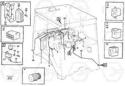 29729 Cable harnesses, cab A20C SER NO 3052-, Volvo Construction Equipment