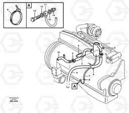 89671 Crankcase ventilation A20C SER NO 3052-, Volvo Construction Equipment