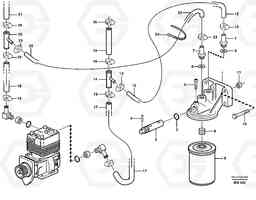 86856 Coolant filter A20C SER NO 3052-, Volvo Construction Equipment