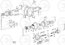 98277 Planet shaft, front A25C, Volvo Construction Equipment